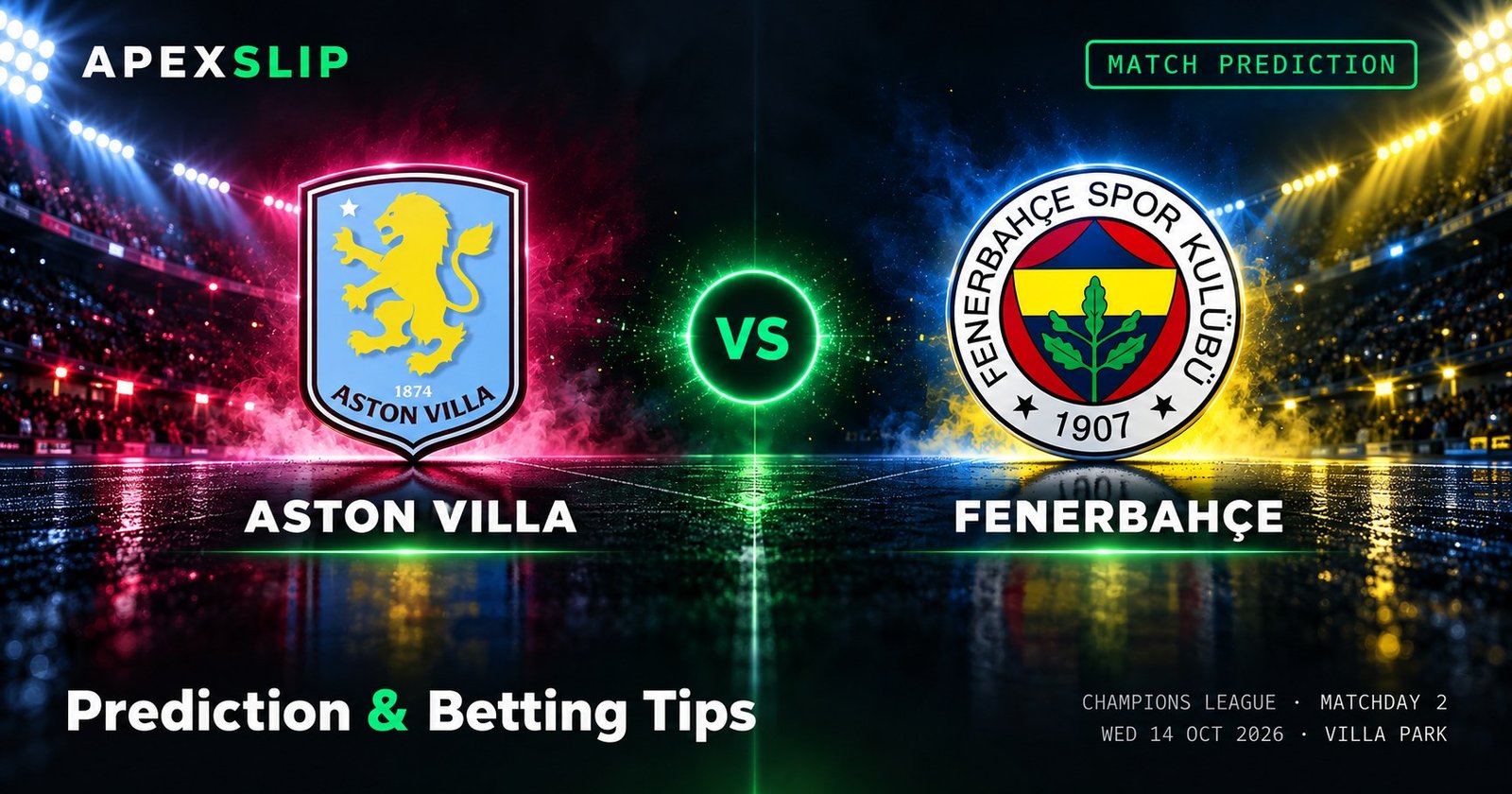 Aston Villa vs Fenerbahce prediction Champions League cover