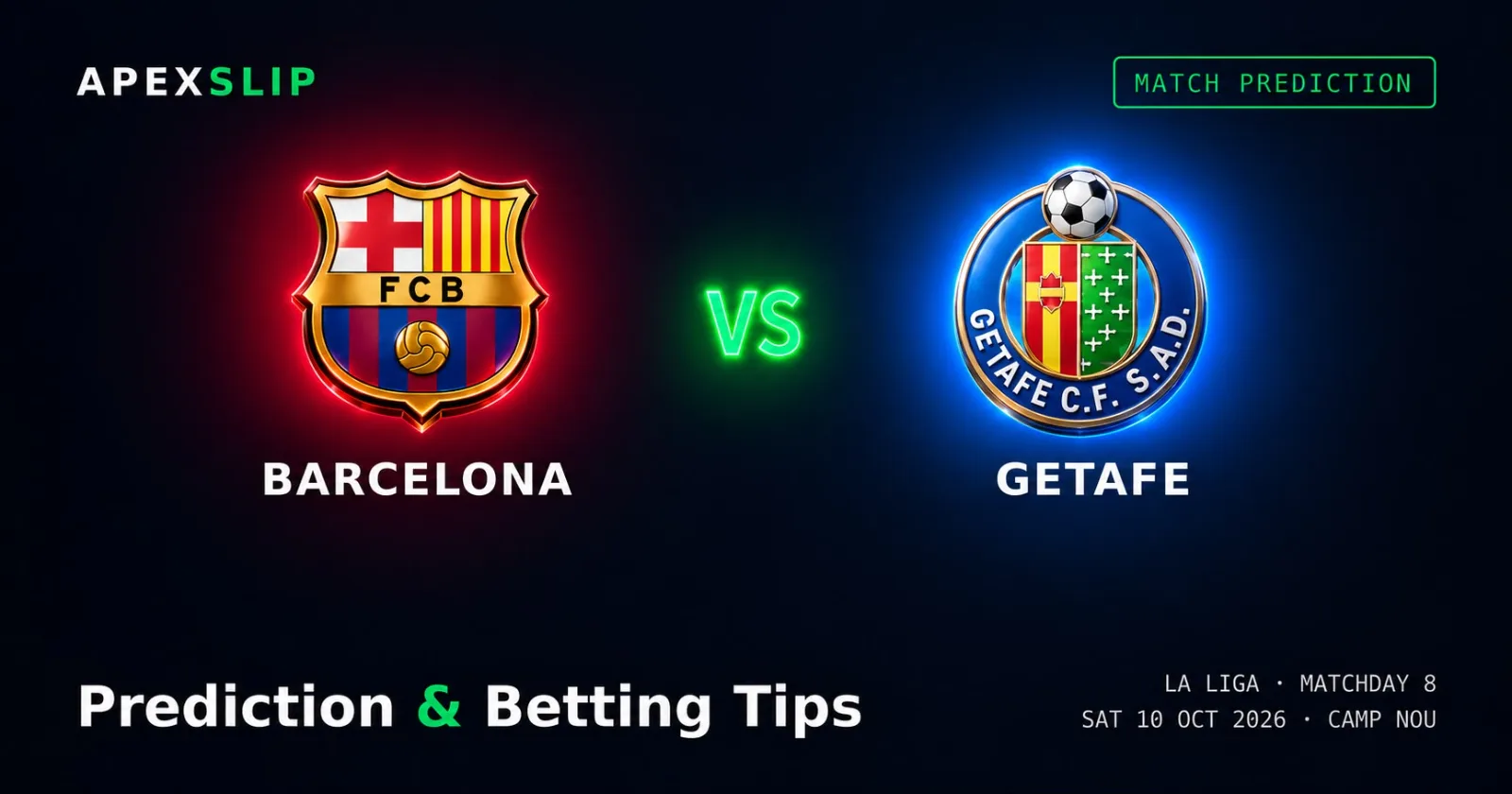 Barcelona vs Getafe Prediction | La Liga