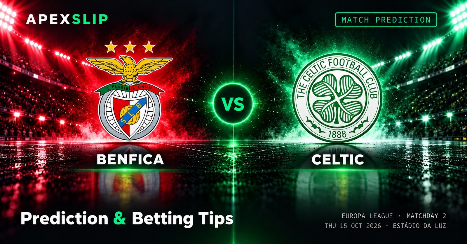 Benfica vs Celtic prediction Europa League cover