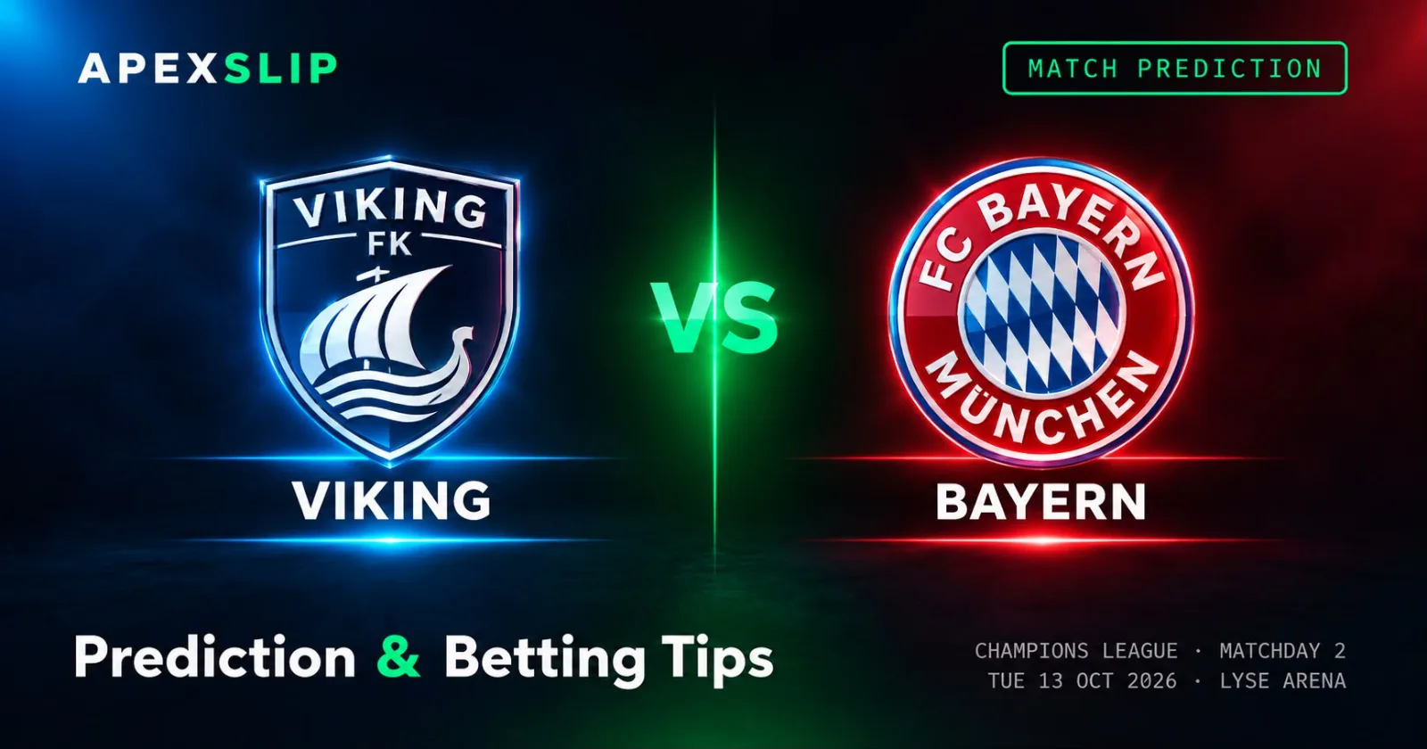 Viking vs Bayern prediction Champions League cover